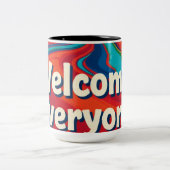 Tasse 2 Couleurs Welcome on (Centre)