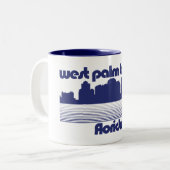 Tasse 2 Couleurs West Palm Beach Floride (Devant gauche)