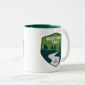 Tasse 2 Couleurs West Penn Trail Pennsylvanie (Devant droit)