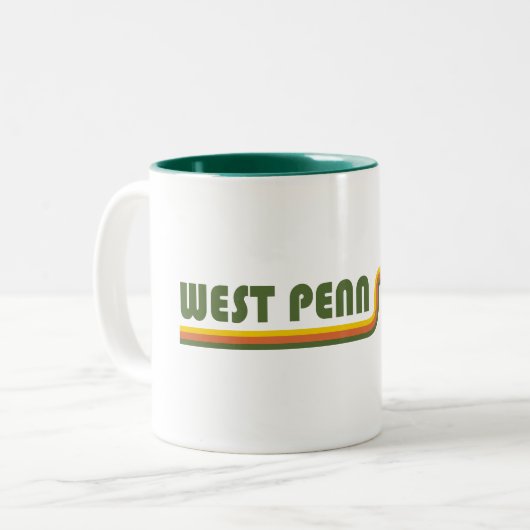 Tasse 2 Couleurs West Penn Trail Pennsylvanie (Devant gauche)