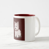 Tasse 2 Couleurs Westie (Devant droit)