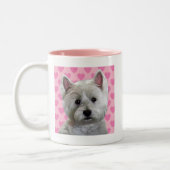 TASSE 2 COULEURS WESTIE À MON COEUR (Gauche)