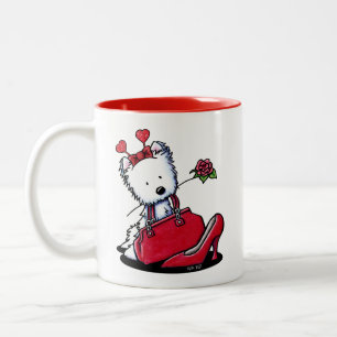 Tasse 2 Couleurs Westie Bits O' Heaven