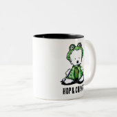 Tasse 2 Couleurs Westie Frog T-Shirt (Devant droit)