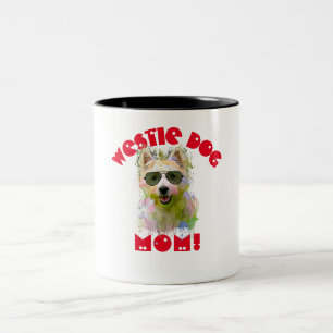 Tasse 2 Couleurs Westie Maman Chien Meilleur Chien Maman Jamais