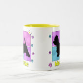 Tasse 2 Couleurs Westie super (Centre)