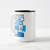 Tasse 2 Couleurs Westievision Westie Terrier Lover  (Devant gauche)
