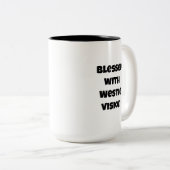 Tasse 2 Couleurs Westievision Westie Terrier Lover  (Devant droit)