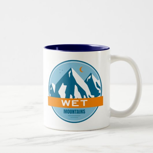 Tasse 2 Couleurs Wet Mountains Colorado (Droit)