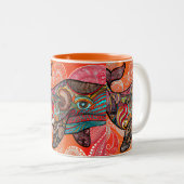 Tasse 2 Couleurs Whale Wow ! (Devant droit)