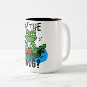 Tasse 2 Couleurs What the frog? (Devant droit)