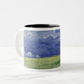 Tasse 2 Couleurs Wheatfields de Vincent van Gogh | sous le nuage (Devant gauche)