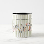 Tasse 2 Couleurs Whimsical Animals Drinking Time (Centre)