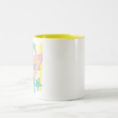 Tasse 2 Couleurs Whimsical Beach Seashells (Centre)