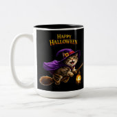 Tasse 2 Couleurs Whimsical happy Halloween two (Gauche)