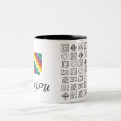 Tasse 2 Couleurs Whipala et Tocapu (Centre)