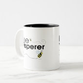 Tasse 2 Couleurs Whisperer d'abeille (Devant gauche)