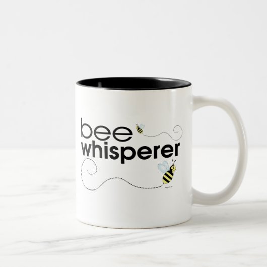 Tasse 2 Couleurs Whisperer d'abeille (Droit)