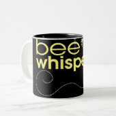 Tasse 2 Couleurs Whisperer d'abeille (Devant gauche)
