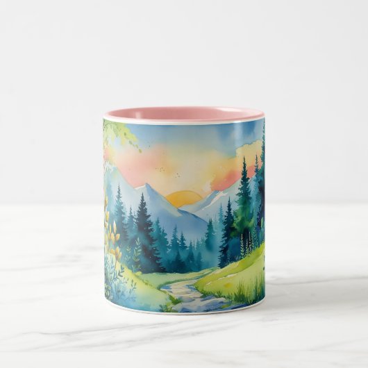 Tasse 2 Couleurs Whispering Forest à Dawn (Centre)