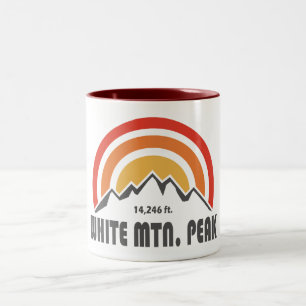 Tasse 2 Couleurs White Mountain Peak Californie