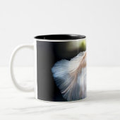 Tasse 2 Couleurs White siamese Fighting Fish (Gauche)