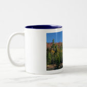 Tasse 2 Couleurs Whiteface Mountain sur Little Cherrypatch Pond (Gauche)