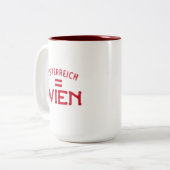 Tasse 2 Couleurs Wien Osterreich (Vienne Autriche) (Devant gauche)