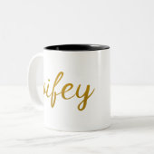 Tasse 2 Couleurs Wifey (Devant gauche)