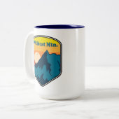 Tasse 2 Couleurs Wildcat Mountain New Hampshire Sunrise (Devant gauche)