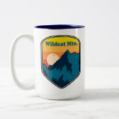 Tasse 2 Couleurs Wildcat Mountain New Hampshire Sunrise (Gauche)