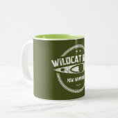 Tasse 2 Couleurs Wildcat River New Hampshire Kayak (Devant gauche)