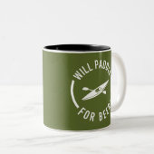 Tasse 2 Couleurs Will Paddle for Beer (Devant droit)