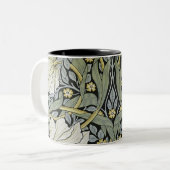 Tasse 2 Couleurs William Morris - conception de papier peint de (Devant gauche)