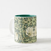Tasse 2 Couleurs William Morris Pimpernel Green (Devant gauche)