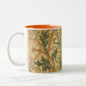 Tasse 2 Couleurs William Morris Rose Flower Fond d'écran Motif (Gauche)