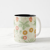 Tasse 2 Couleurs William Morris's (1834-1896) motif Daisy. (Devant droit)