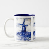 Tasse 2 Couleurs Windmill Bleu Delft (Gauche)