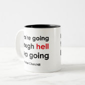 Tasse 2 Couleurs Winston Churchill (Devant gauche)