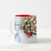 Tasse 2 Couleurs Winter Wonderland (Devant gauche)