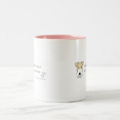 Tasse 2 Couleurs WireFoxTerrierBrotherJaune (Centre)