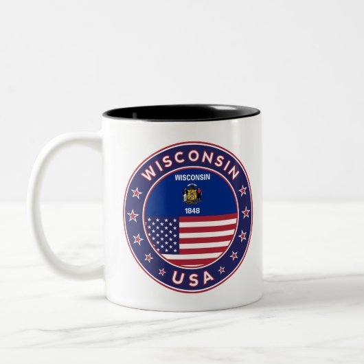 Tasse 2 Couleurs Wisconsin (Gauche)