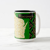 TASSE 2 COULEURS WISCONSIN (Devant droit)