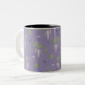 Tasse 2 Couleurs Wisteria, Fern, & Dragonflies (Devant gauche)