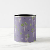 Tasse 2 Couleurs Wisteria, Fern, & Dragonflies (Centre)