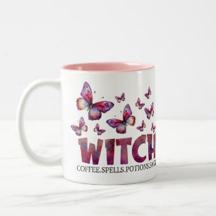 Tasse 2 Couleurs Witch Galaxy : Lancer la magie avec café et sorts