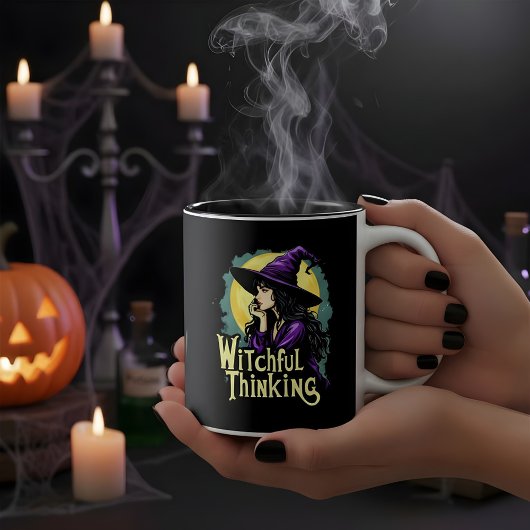 Tasse 2 Couleurs Witchfull Thinking Halloween Witch Thinking design