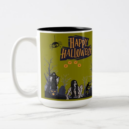 Tasse 2 Couleurs Witching Hour Whispers olive (Gauche)