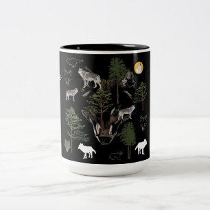 Tasse 2 Couleurs Wolf Dream