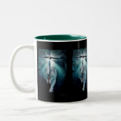 Tasse 2 Couleurs WOLF & EAGLE Wildlife Series (Gauche)